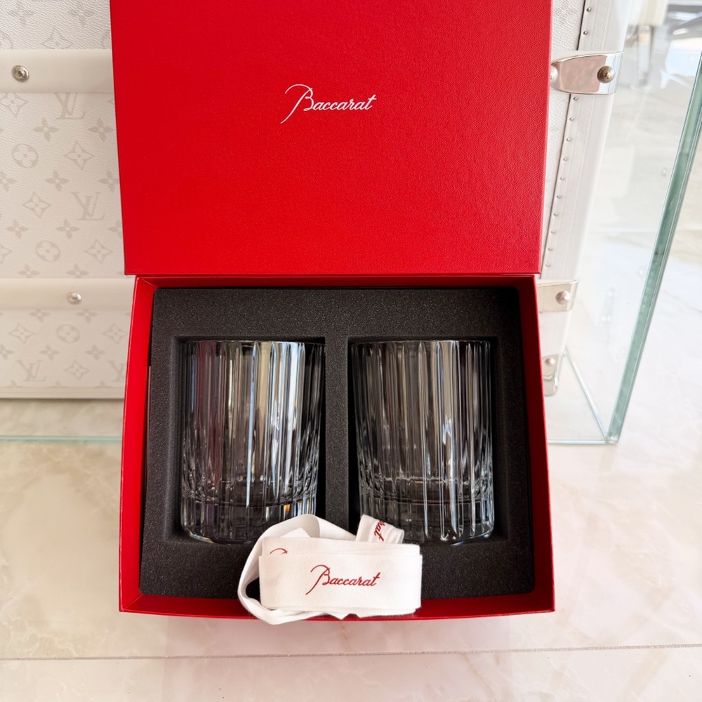 Baccarat Empty Gift Storage Box for Tumbler Crystal Glasses